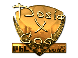 Adesivo | Dosia (Dourado) | Cracóvia 2017