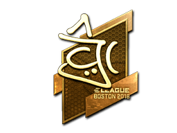 Adesivo | chrisJ (Dourado) | Boston 2018